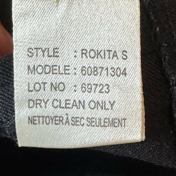 Theory Rokita Black Wool Blend Pencil Skirt Women’s 4 Side Zip Career - Picture 6 of 11